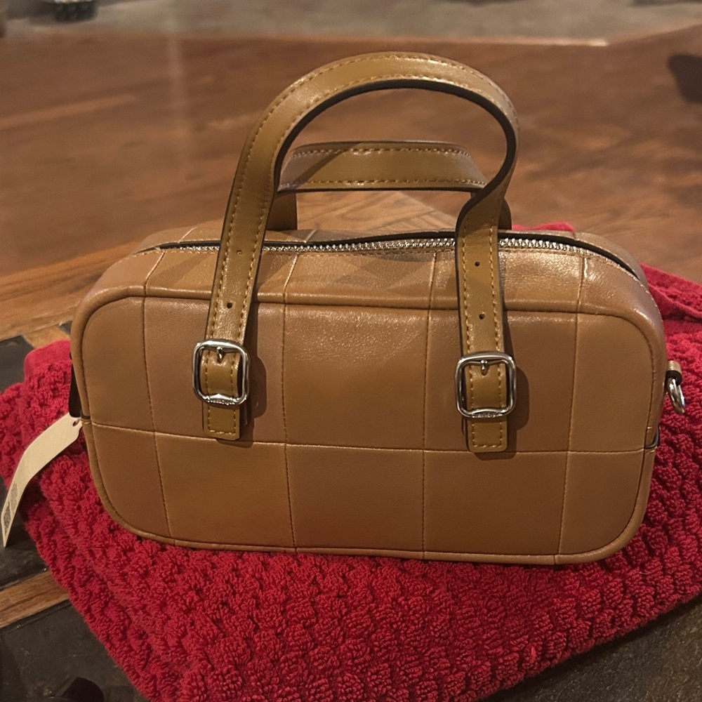 Coachtopia Mini Leather Satchel in Tan - Picture 2 of 3